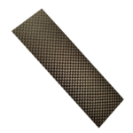 Plaquette fibre de carbone tissée 120 x 40 x 3mm