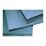 Feuille fibre intercalaire verte vulcanizée épaisseur 1 mm format 21cm x 15cm environ