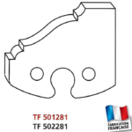 Jeu de 2 fers profilés hauteur 50mm