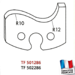 Jeu de 2 contre-fers profilés hauteur 50mm
Epaisseur 5.5mm