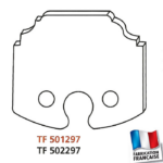 Jeu de 2 fers profilés hauteur 50mm