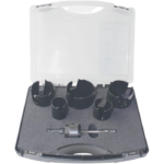 Coffret de 5 trépans bois à pastilles carbure + 1 mandrin