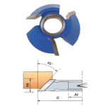 Fraise à chanfrein 45° Leman
Diamètre 160 AL50 HSS