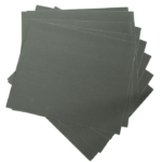 Lot de 10 feuilles d'abrasif à l'eau grain 400.