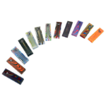 Ebauche 20 x 35 x 114mm Striée gris vert