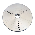 Plateau aluminium diamètre 190mm taraudage M 33x3,5