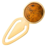 Lot de 5 marque pages dorés