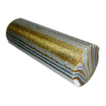 Ebauche ronde diamètre 50mm x 200mm Reflet or argent blanc