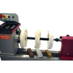 Set de polissage pour tour à bois CM2 avec support, 3 disques diamètre 200mm et 3 pains de pâte