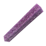 Carrelet résine "Glitter" environ 21 x 21 x 150mm Violet