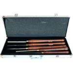 Coffret 5 outils de tournage sur bois – Leman