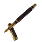 Mécanisme de stylo plume modèle Christelle plaqué or