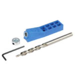 Gabarit Kreg JIG-310-INT 1 trou à fixer sur la pièce livré avec accessoires.