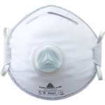 Boîte de 10 masques filtrants avec valve d'expiration classe FFP1
