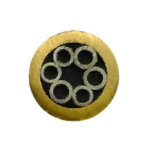 Rivet mosaïc diamètre 4 x 95mm laiton / Inox Noir 
RUPTURE DE STOCK