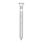 Boite 5 kg pointe d'ancrage annelée Ez diamètre 4 x 40mm.
à tête plate fraisée renforcée pour sabot de solive.