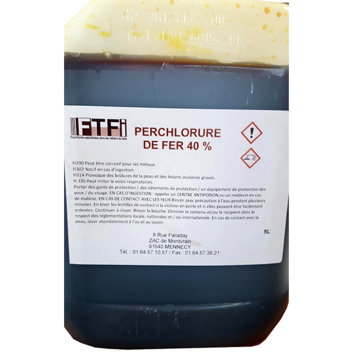 Perchlorure de fer 40 en bidon de 5 litres FTFI Vente outillage — free download