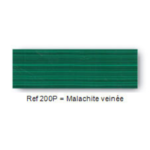 Plaquette en pierre reconstituée 
105 x 35 x 5mm environ "Malachite veinée" 
RUPTURE DE STOCK