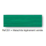 Plaquette en pierre reconstituée 
105 x 35 x 5mm environ "Malachite légèrement veinée"
RUPTURE DE STOCK