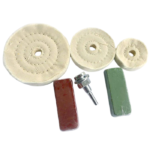 Kit polissage pour perceuse comprenant 6 pièces
