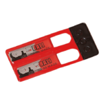 Lot de 2 x 5 lames de rechange  Acier au chrome pour RALI 105 ,220, 260