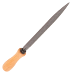 Rape carrée piqure main 
150mm Piqure 14 avec manche