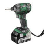 Hikoki Visseuse à choc 18 V - 5.0 Ah Li-ion - Emm. 6 pans 1/4”