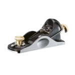 Petit rabot professionnel 9 1/2 fer largeur 40mm base 160mm molette de réglage de la profondeur du fer, levier de gauchissement, inclinaison du fer à 21°