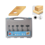 Coffret de 5 mèches à façonner carbure du Ø 15 au Ø 35mm