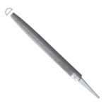 Râpe à bois mi ronde longueur 150mm moyenne piqûre avec manche bois