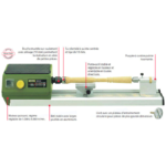 MICRO-Tour à bois DB 250 entrepointe 250mm - 6 pinces