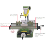 MICRO-table à coordonnées KT 70 pour MB140/S et TBM220