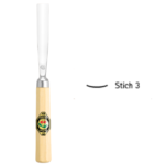 Gouge droite modèle 3103 Kirschen coupe n°3 largeur 18 mm