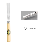 Burin droit 60° Kirschen modèle 3141 coupe n°41 largeur 30 mm.