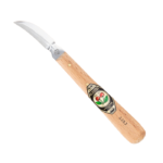 Couteau de sculpteur avec tranchant double, courbé.