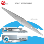 Reglet de toupilleur Leman