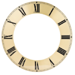 Cadran diamètre 178 mm chiffres romains
