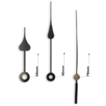 Jeu d'aiguilles style J - noires