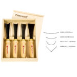 Boîte 4 outils Flexcut pour sculpter le bois avec manche