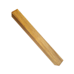 Ebauche de poignée d'arc en bois de Zebrano ( Zingana ) 50 x 50 x 450mm