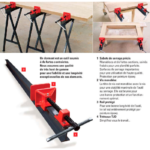 Dormant DO8 serrage 2500 mm 
sabot 115 x 75mm vis de 20 IPN80