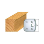 Jeu de 2 contrefers double congé 8 et 10 N°003 
40 mm - Isocèle