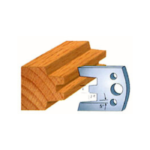 Jeu de 2 fers double languette N°113