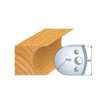 Jeu de 2  fers congé R=20 N°131