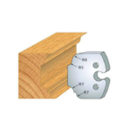 Jeu de 2 contrefers multi-moulure N°207
Isocèle