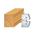 Jeu de 2 contrefers trapèze double N°246
Isocèle