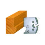 Jeu de 2 contrefers profilage ouvrant R=8 N°261