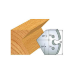 Jeu de 2 fers chanfrein 30° et 45° N°272