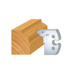 Jeu de 2 contrefers congé et 1/4 rond N°273
Isocèle