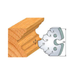 Jeu de 2 fers 1/4 de rond +congé 4-8 et 10 mm N°275